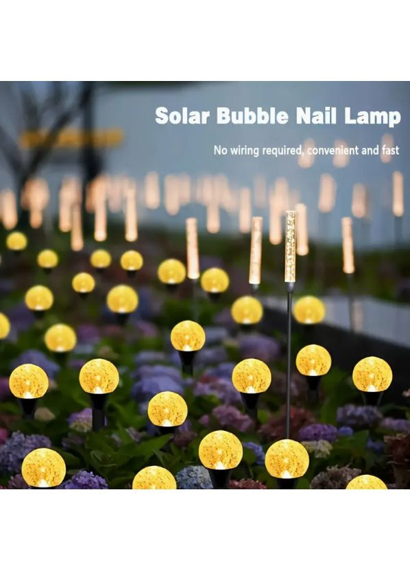 Гірлянда вулична для саду 20 ліхтариків 4м від сонячної батареї Nobrand (369160481)