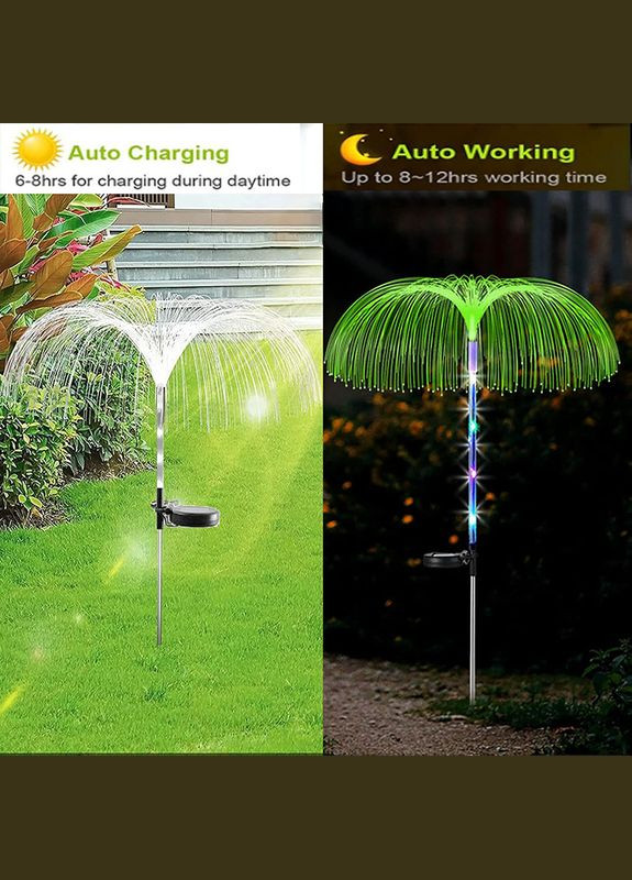 Уличный светильник на солнечной батарее Фонтан RGB / RGB No Brand (338231052)