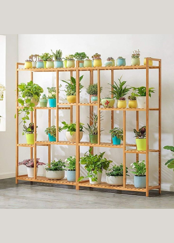 Подставка для цветов из дерева Довиль карри (ЦСТ-000603) No Brand (328228358)