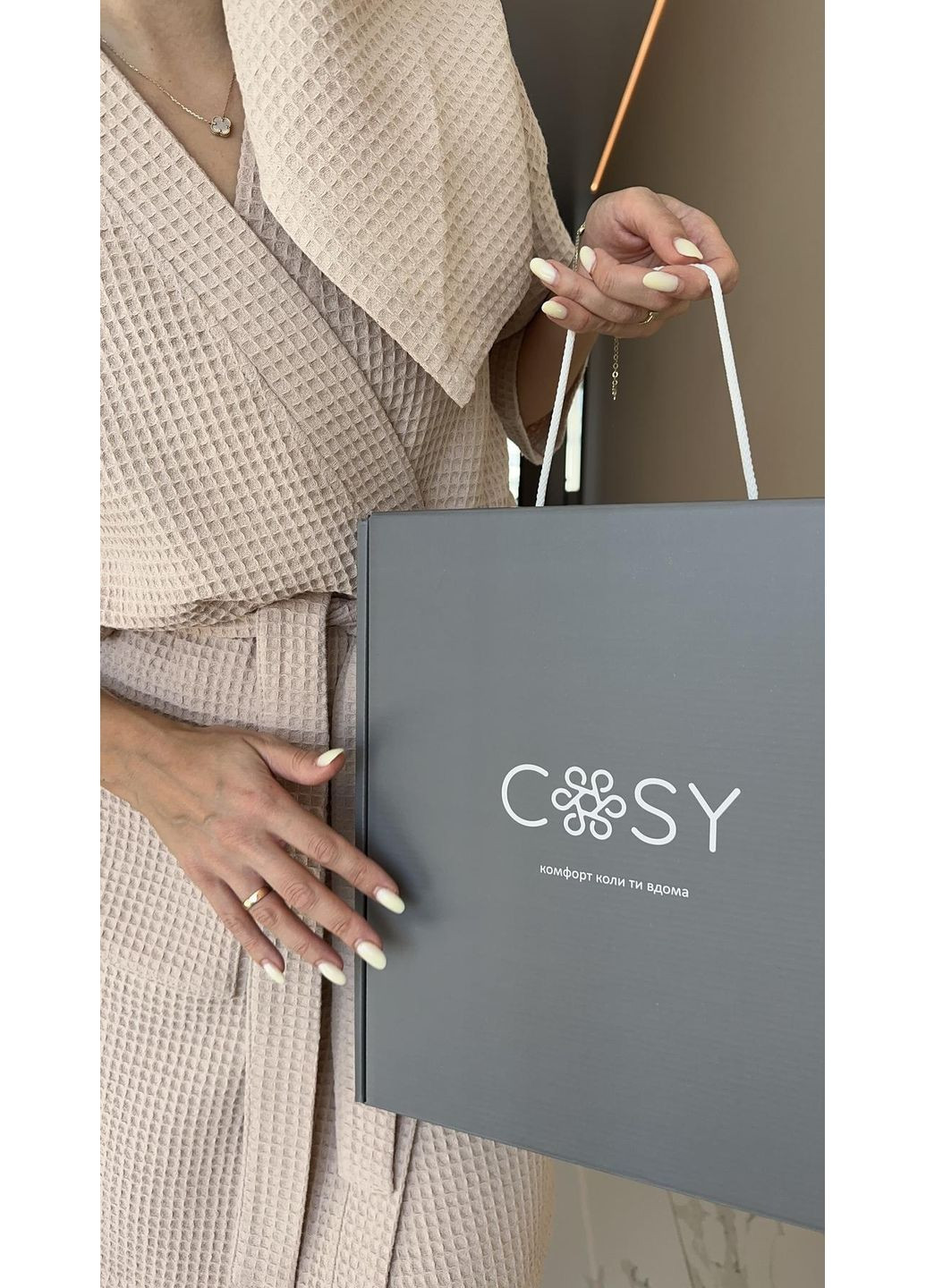 Жіночий Подарунковий набір "Belezza" від, халат та рушник Cosy (365754936)