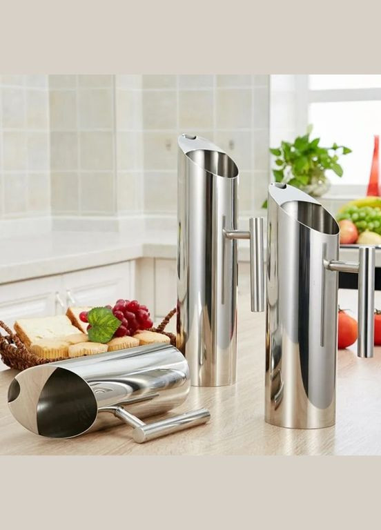 Кувшин 1.5 л. нержавеющая сталь графин металлический для воды сока молока напитков REMY-DECOR (293152615)