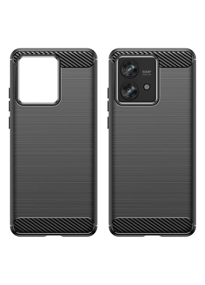 Чехол Carbon Fiber для Motorola Edge 40 Neo Black Lenuo (366017453)