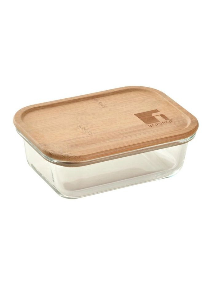 Контейнер пищевой прямоугольный Greener BG-25062-MM 370 мл Bergner (335584326)