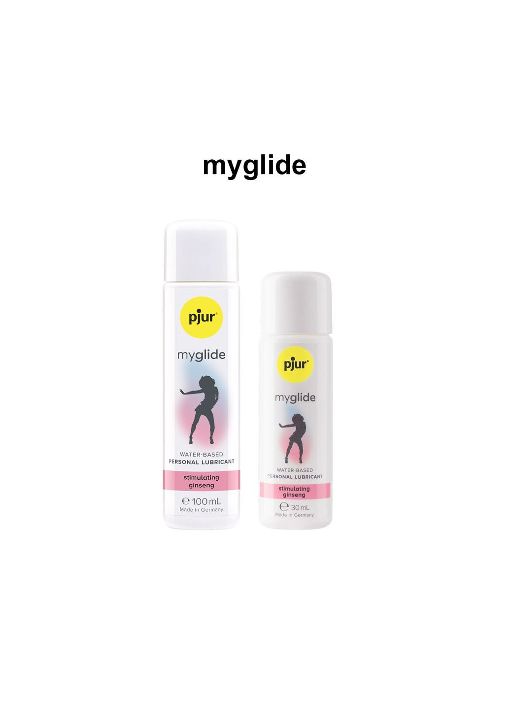 Возбудительная смазка на водной основе myglide 30 мл, с женьшенем, тепло+покалывания Pjur (367582087)