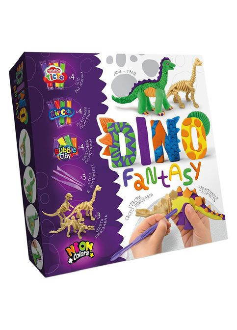 Набір креативної творчості Динозаври "Dino Fantasy" DF-01-01U, 3 скелета в наборі (Диметродон) No Brand (339780946)