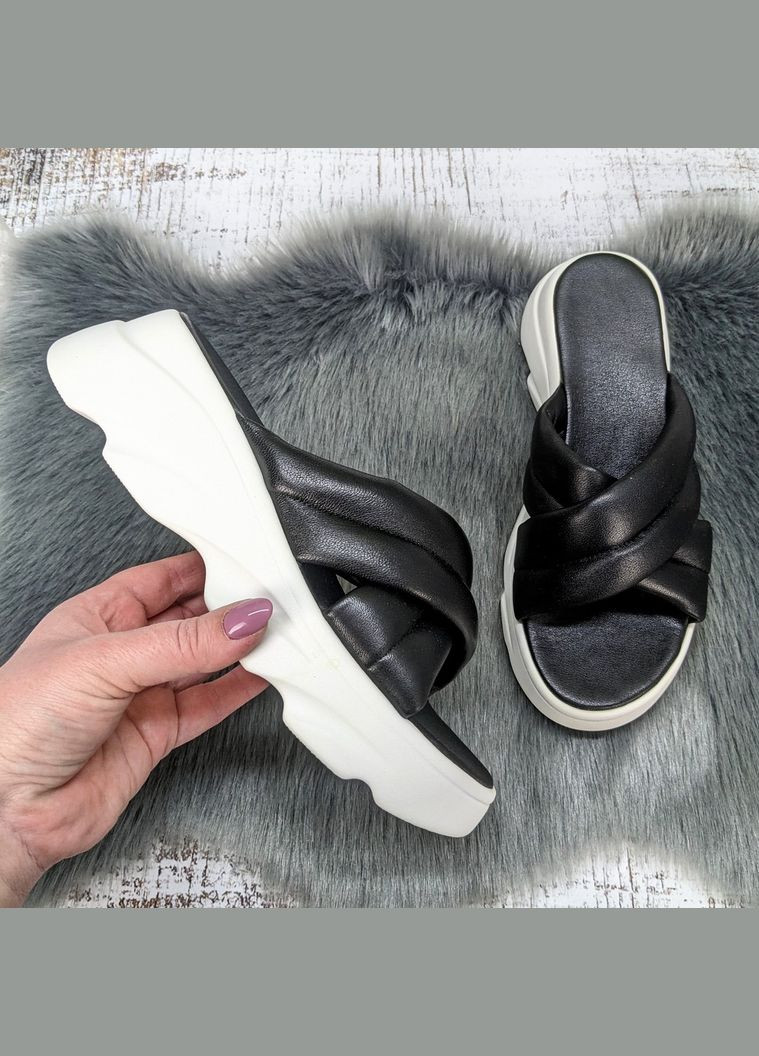 Шльопанці жіночі Amir шкіряні на платформі A.Dama (333799064)