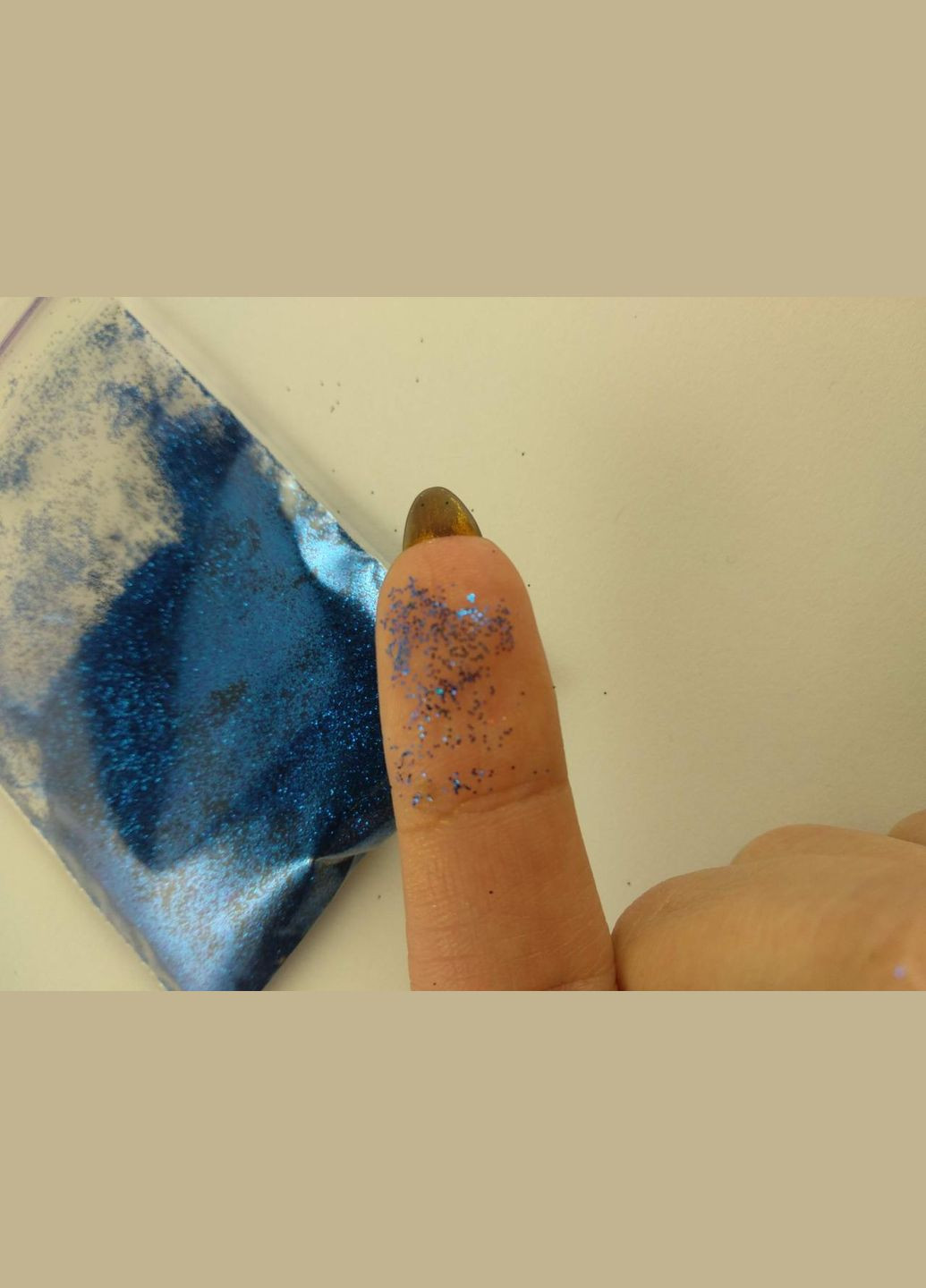 Глітер для епоксидної смоли Блискучий не осідає в смолі не вигоряє 0.02 мм Синій Упаковка 10 г Finding (316248229)