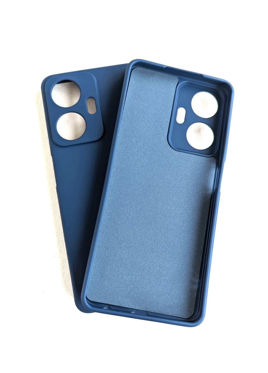 Силіконовий чохол для C55 Синій мікрофібра soft touch Realme (322212935)