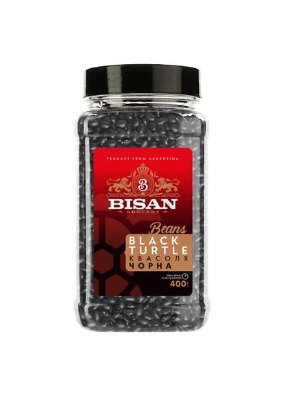 Квасоля Чорна, 400 г Bisan (389164565)