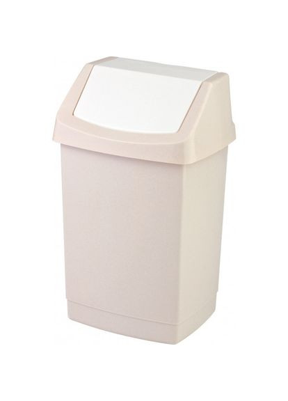 Контейнер для сміття з поворотною кришкою Click-It 15 л (04043) Мармуровий Curver (334005477)