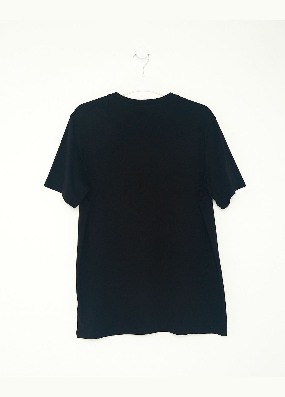 Черная футболка basic,черный с принтом, H&M