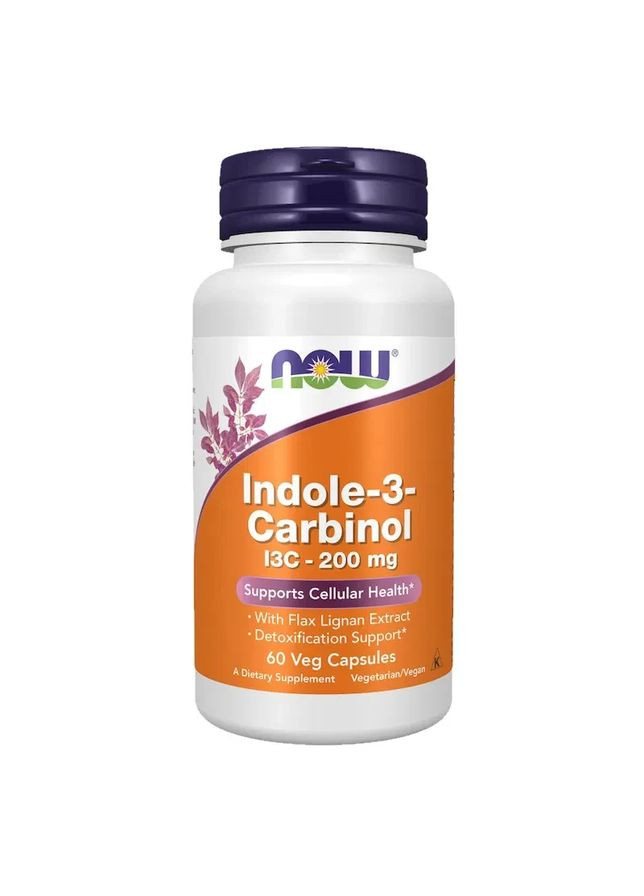 Индол-3-Карбинол Indole-3-Carbinol 200 мг 60 вегетарианских капсул Now Foods (361118537)