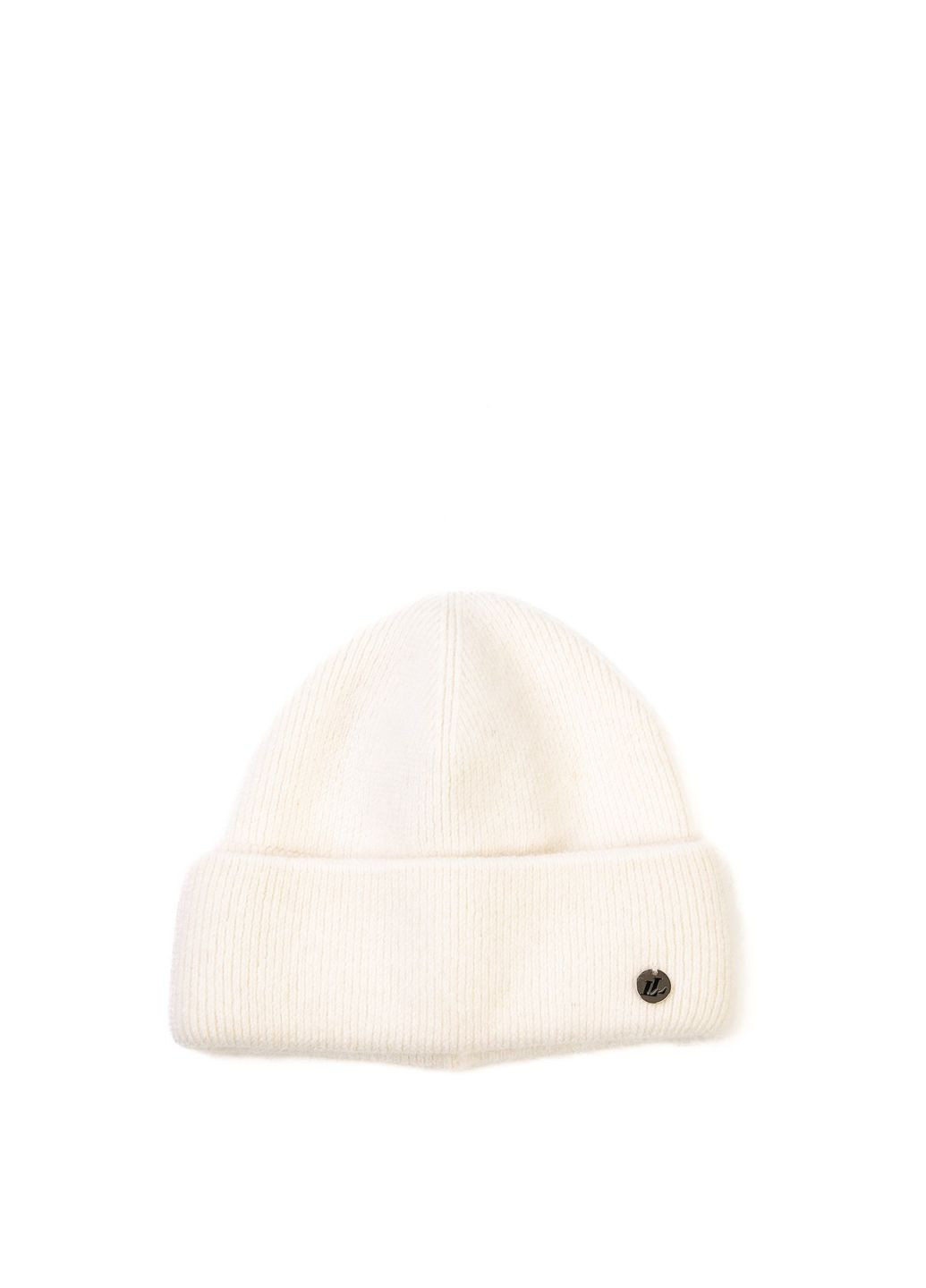 Шапка по голове женская вискоза с ангорой белая ФИОНА LuckyLOOK 863-767 (350197152)