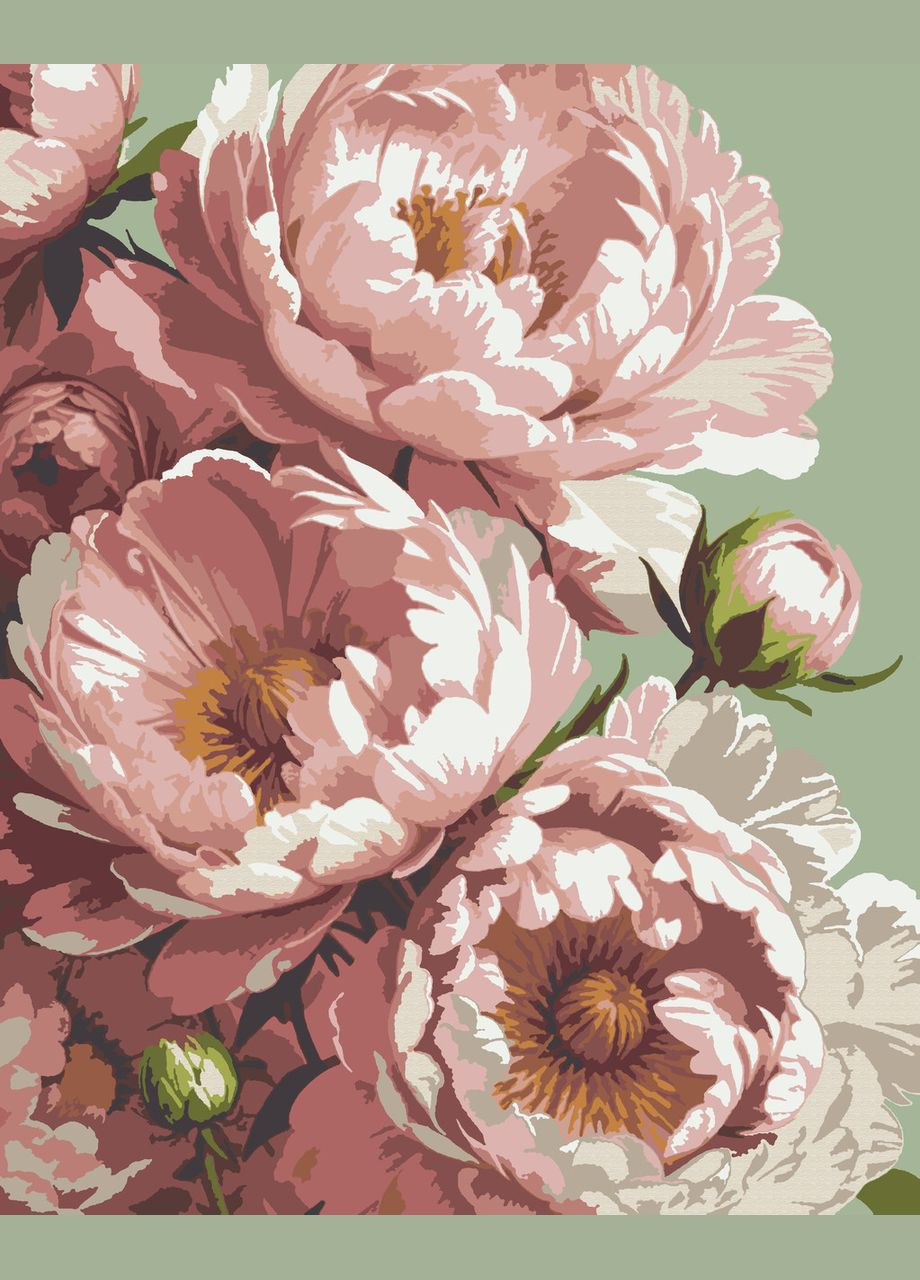 Картина по номерам Розовая нежность 40x50 см (RB-1101) Riviera Blanca (322650669)