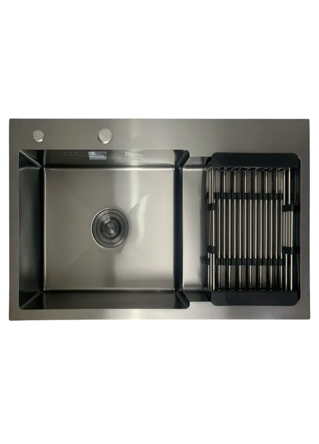 Комплект кухонної мийки KRP Schwarze - 7848RHM PVD Kroner (336935262)