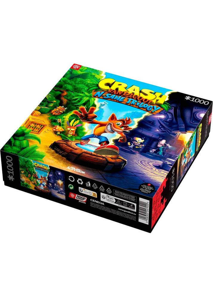 Пазл Crash Bandicoot N Sane Trilogy 1000 эл. GoodLoot - (358885238)