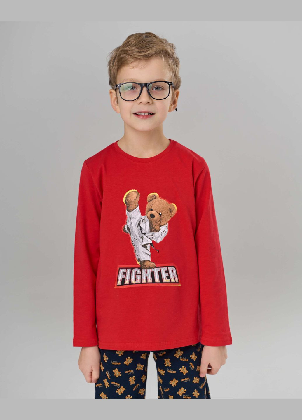Красная детская пижама для мальчика Tom John