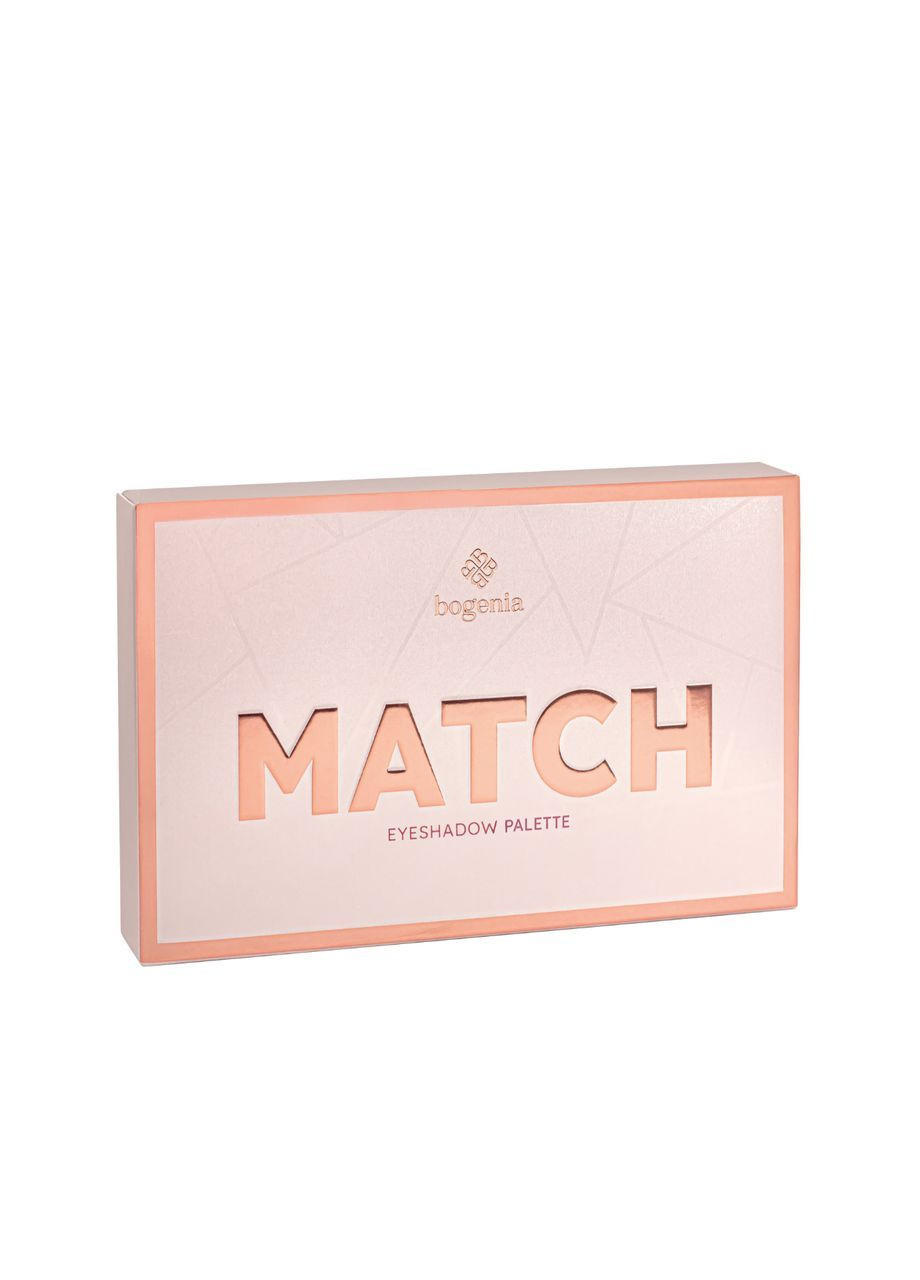 Палетка тіней для повік 6 відтінків Match Eyeshadow Palette Коричневі (BG908(001)) Bogenia (371737643)
