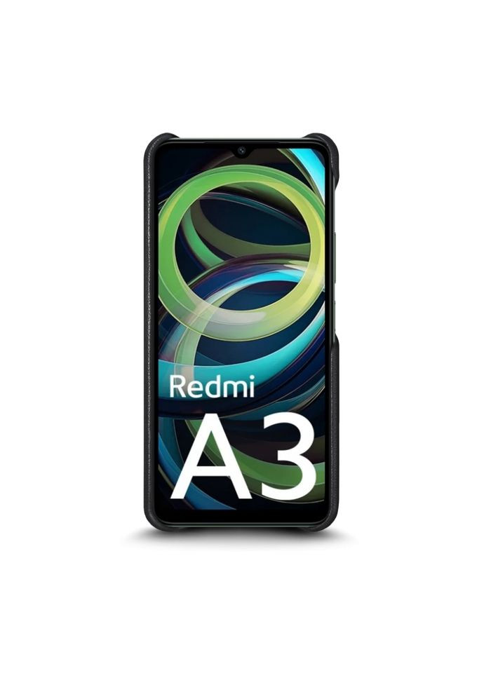Шкіряна накладка Reptile Cover для Xiaomi Redmi A3 Чорна (76038) Stenk (289370061)