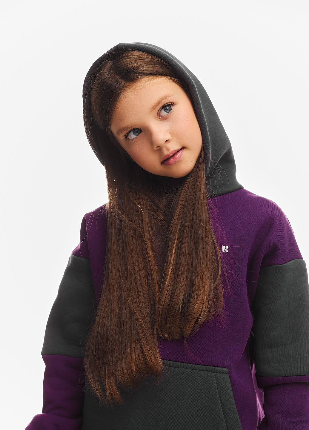 Дитячий спортивний утеплений костюм на флісі для дівчинки Kindamor Active Heat 2024-2025 (302663630)