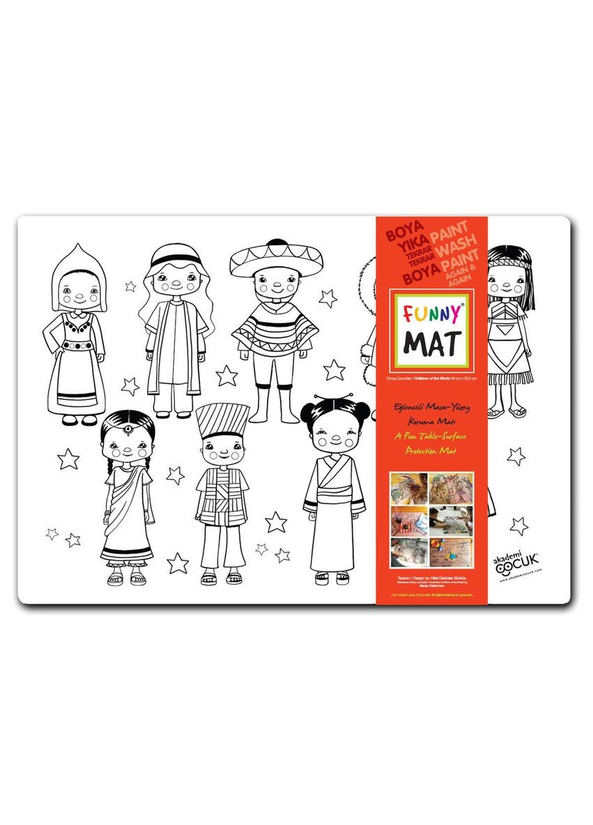 Веселый коврик для рисования "Дети Мира" (1011) MIC (362434750)