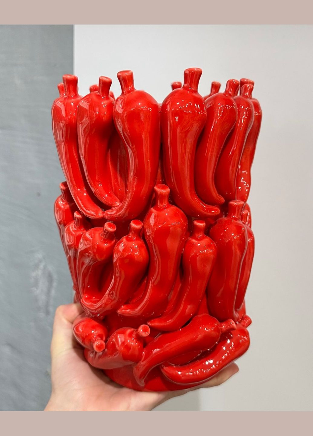 Ваза фарфоровая Pepper D15*22см No Brand (330127106)