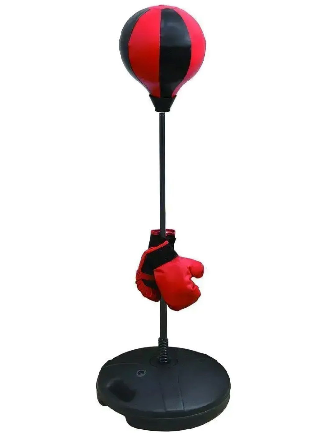 Дитячий боксерський тренувальний комплект набір боксерська грушка на стійці з рукавичками насосом 80-110 см (480523-Prob) Unbranded (337017742)