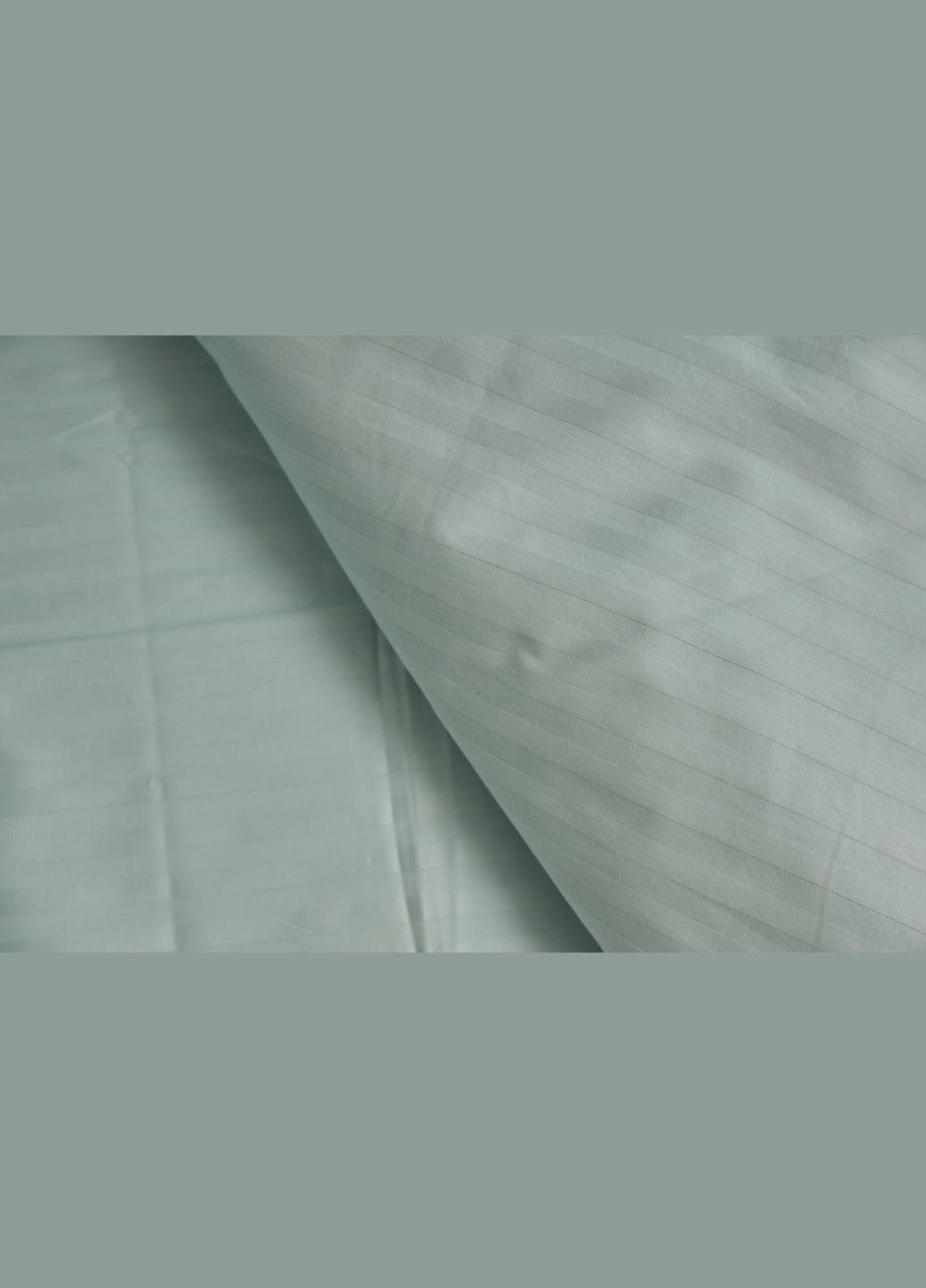 Комплект постельного белья двуспальный 175х210 наволочки 2х40х60 Satin Stripe (MS-820000600) Moon&Star stripe mint (284416098)