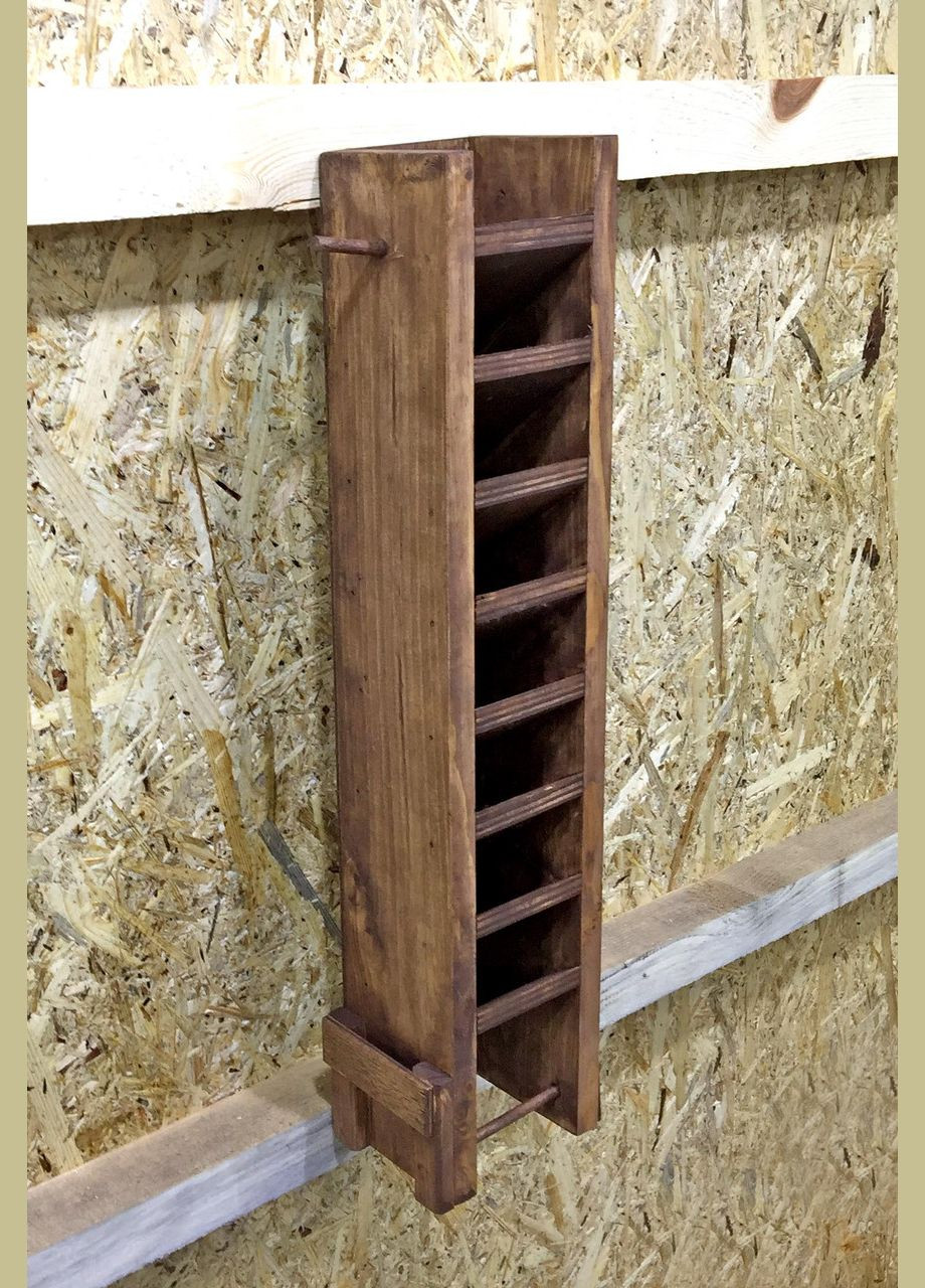 Органайзер для ручного інструменту з дерева Арохан 7 капучино (ОРС-700109) No Brand (328910947)