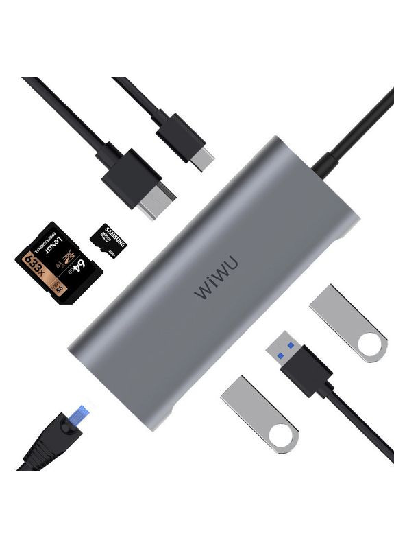 Переходник HUB Alpha 831HRT WIWU (295545036)