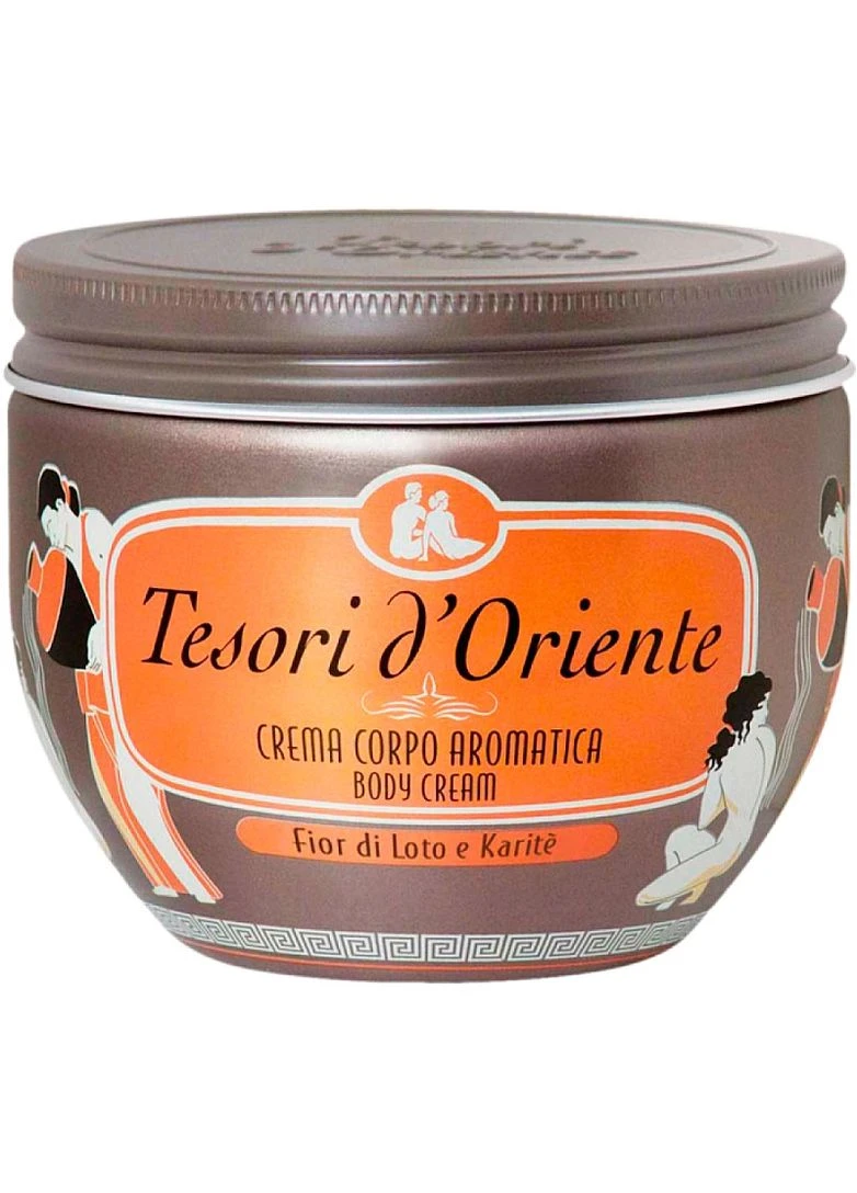 Парфюмированый крем для тела Tesori d’Oriente Fior di Loto e Karite 300 ml Tesori d'Oriente (338437326)