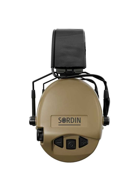 Профессиональные Активные Тактические Наушники Supreme MIL AUX SFA Slim HB PVC Койот 74508-05-S Sordin (335052490)