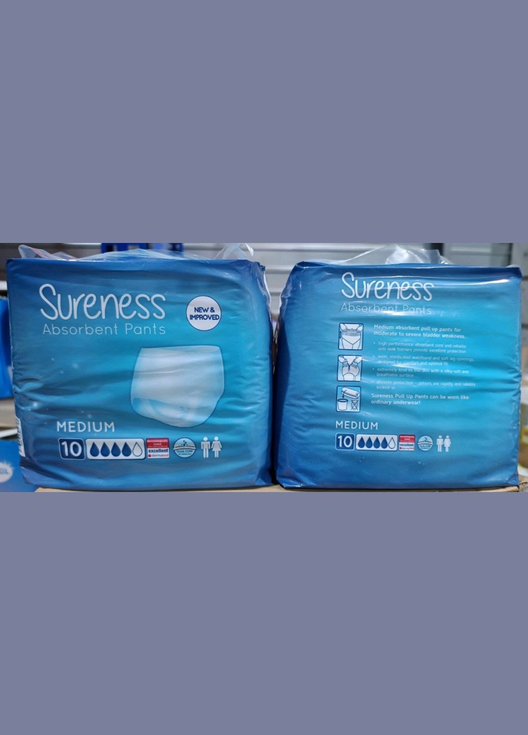 Підгузки-трусики для дорослих TJ Morris Pants Medium для нерухомих та малорухомих хворих із середнім та важким No Brand (354179522)