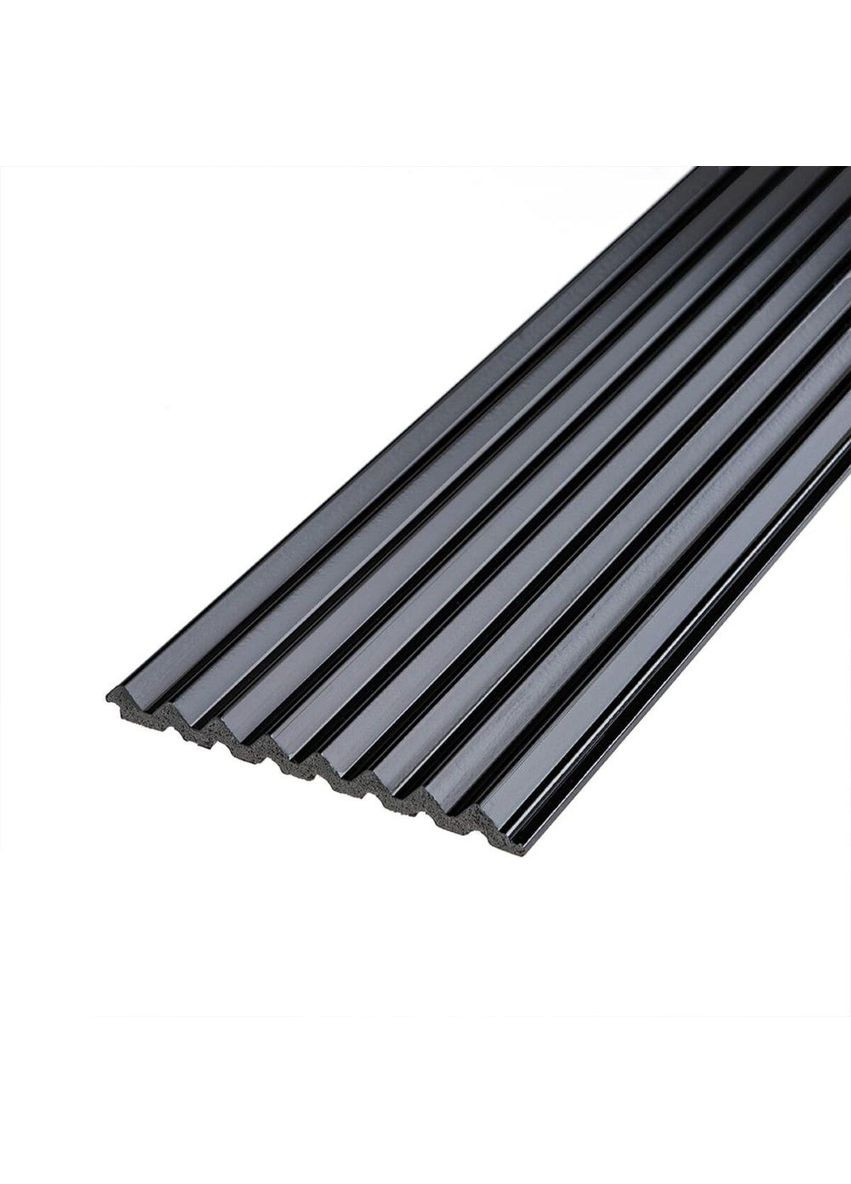 Рейка декоративна PS 2900х120х11мм Чорна SW-00002148 Sticker Wall (353967908)