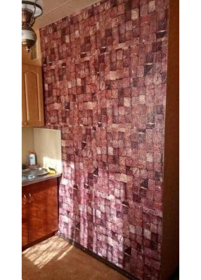 Самоклеюча декоративна 3D панель бруси 700х770х5мм (028) SW-00000030 Sticker Wall (354829304)