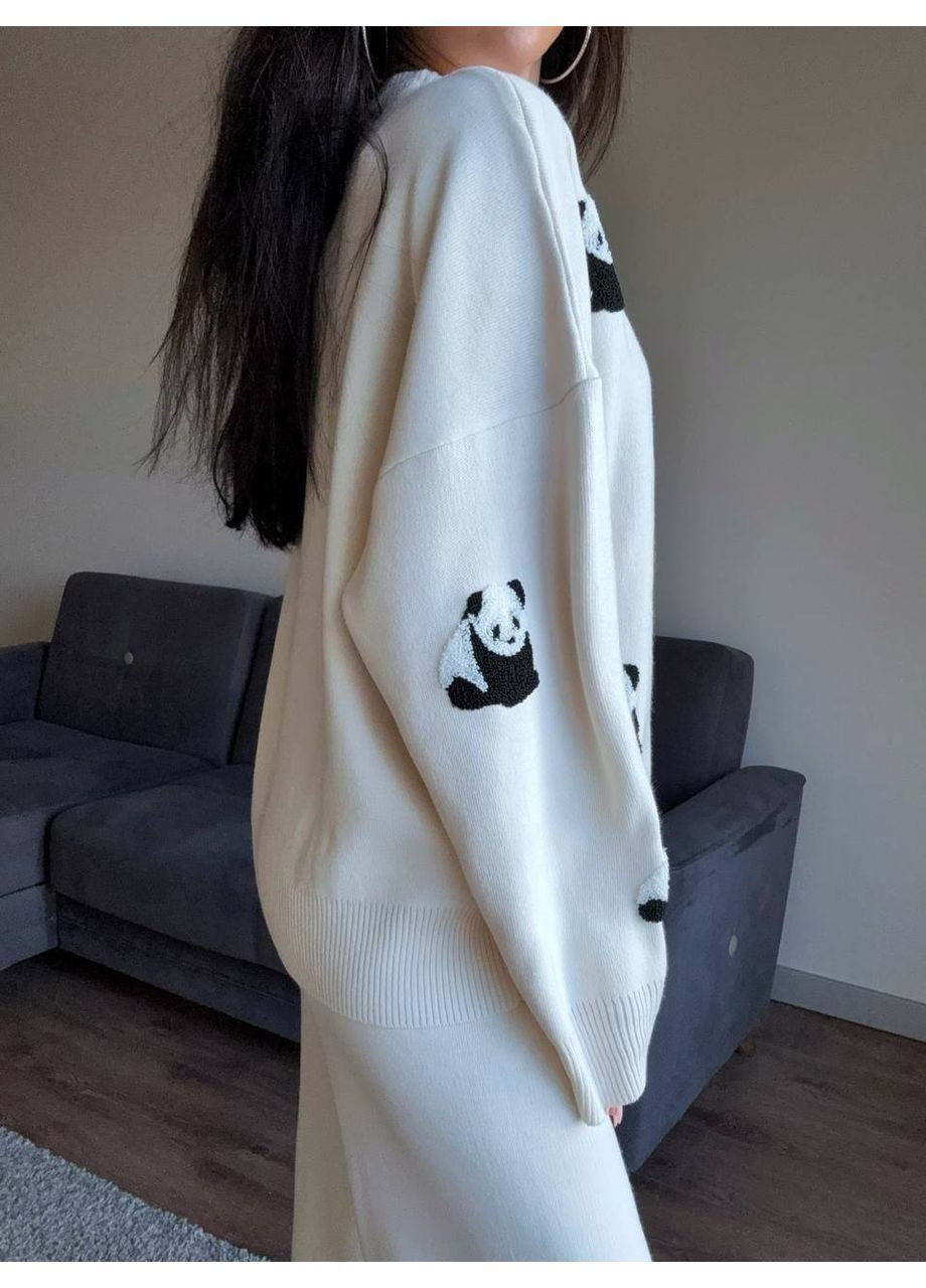 Костюм (штани, светр), колір Білий Fashion (364184256)