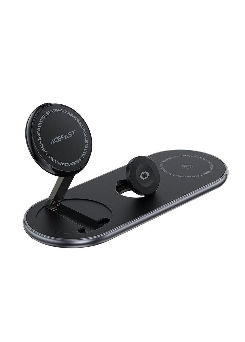 Беспроводное зарядное устройство для E19 Qi2 desktop 3-in-1 Wireless Charging Holder Black Acefast (367724386)