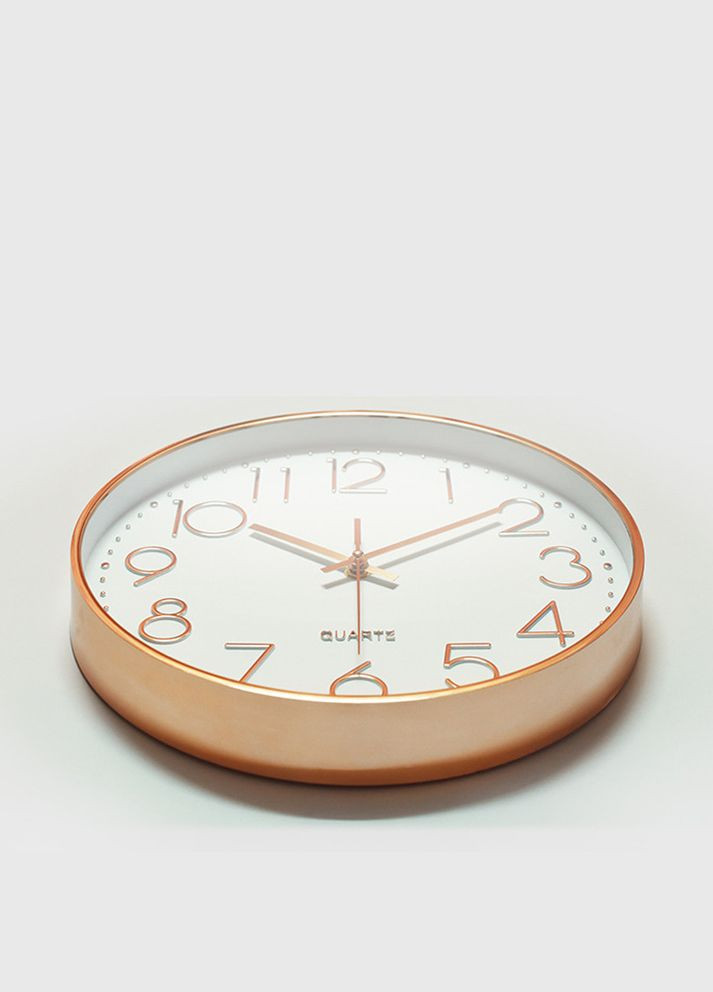 Настенные часы бесшумные Premium Gold CW-30 - Белые Losso (322776892)