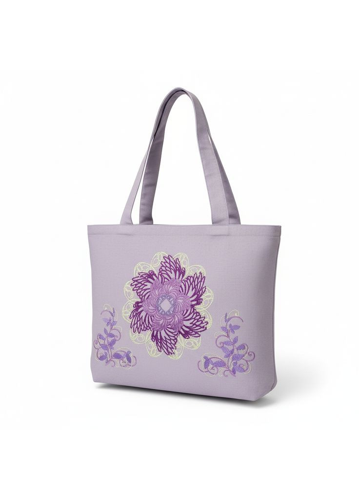 Шоппер-оберег Помощь Вселенной 30х34 см светло-фиолетовый коттон (NF0662) Tiferet-NF (372992501)