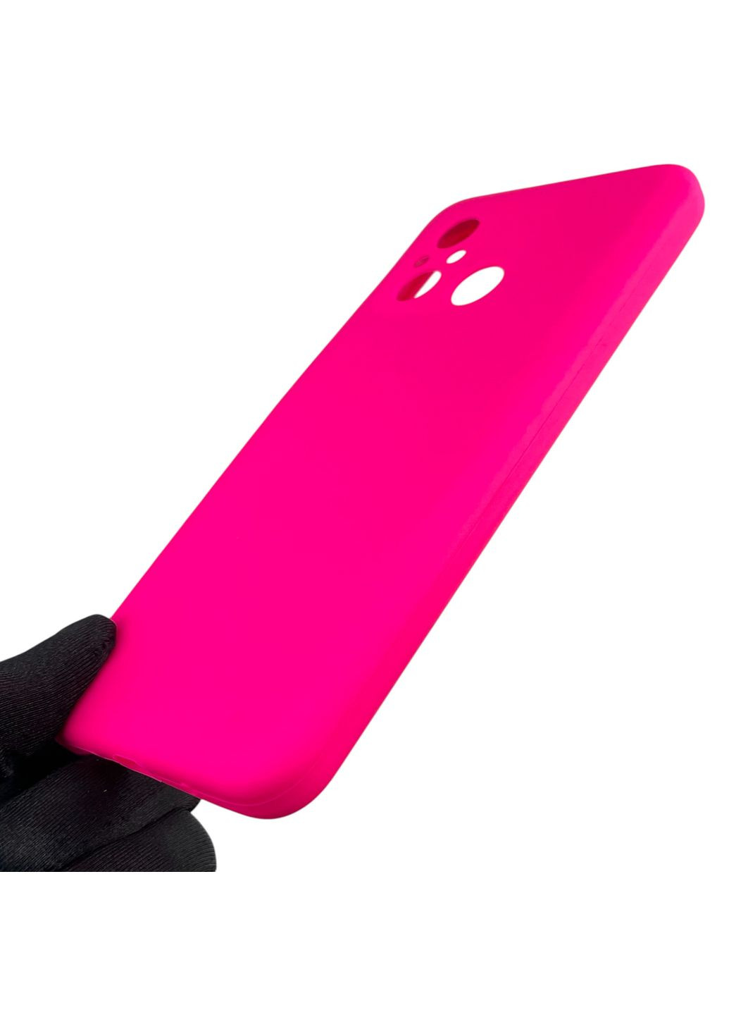 Чехол для Poco C55 силиконовый с микрофиброй нескользящий на сяоми поко с55 малиновый Xiaomi (366390468)