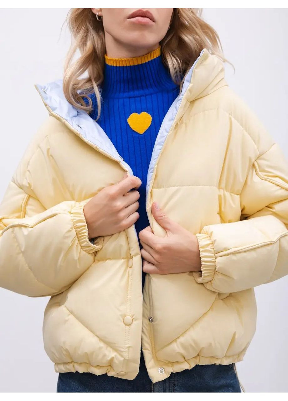 Бежева демісезонна жіноча куртка демісезонна SK