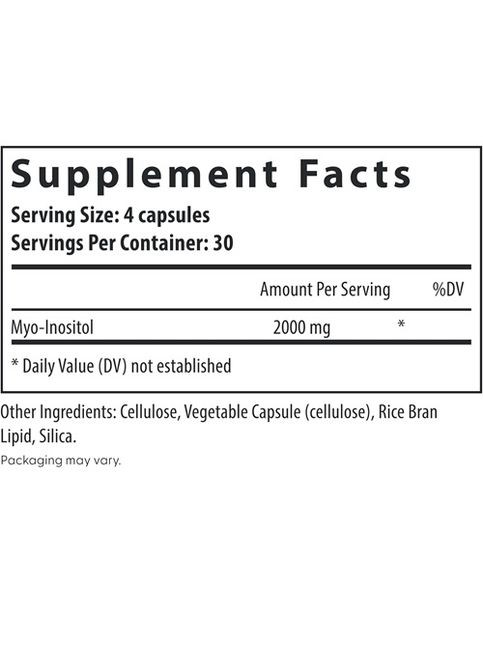 Myo-Inositol For Women and Men 120 Caps Fairhaven Health (361669002)