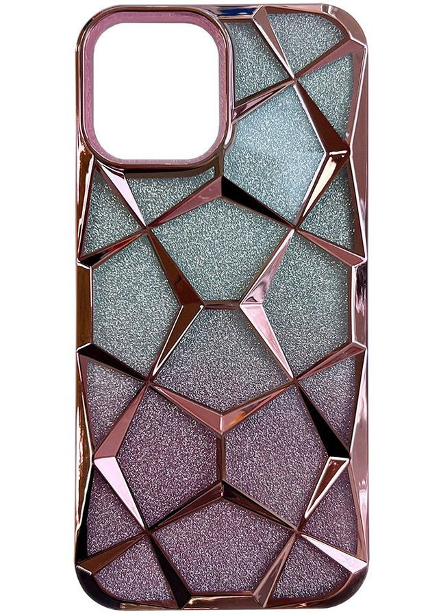 Чохол 3D Diamond для iPhone 15 Pro Pink No Brand (319336072)