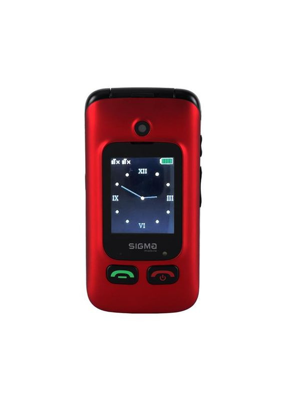Мобильный телефон Comfort 50 Shell Duo Type-C Dual Sim Red/Black (4827798212516) Sigma mobile (370622262)
