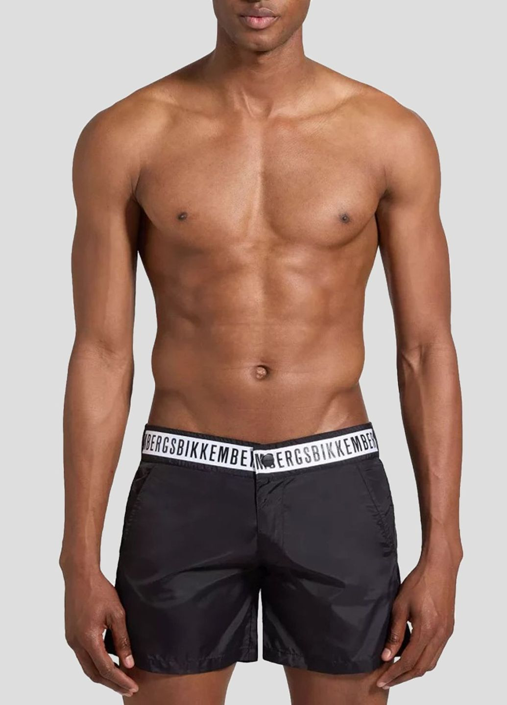 Черные пляжные шорты с логотипом Dirk Bikkembergs (292012555)