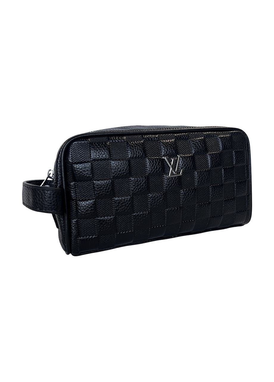 Чоловіча косметичка/органайзер з натуральної шкіри 66441-3 чорний 21 x 12 x 6 No Brand (371682093)