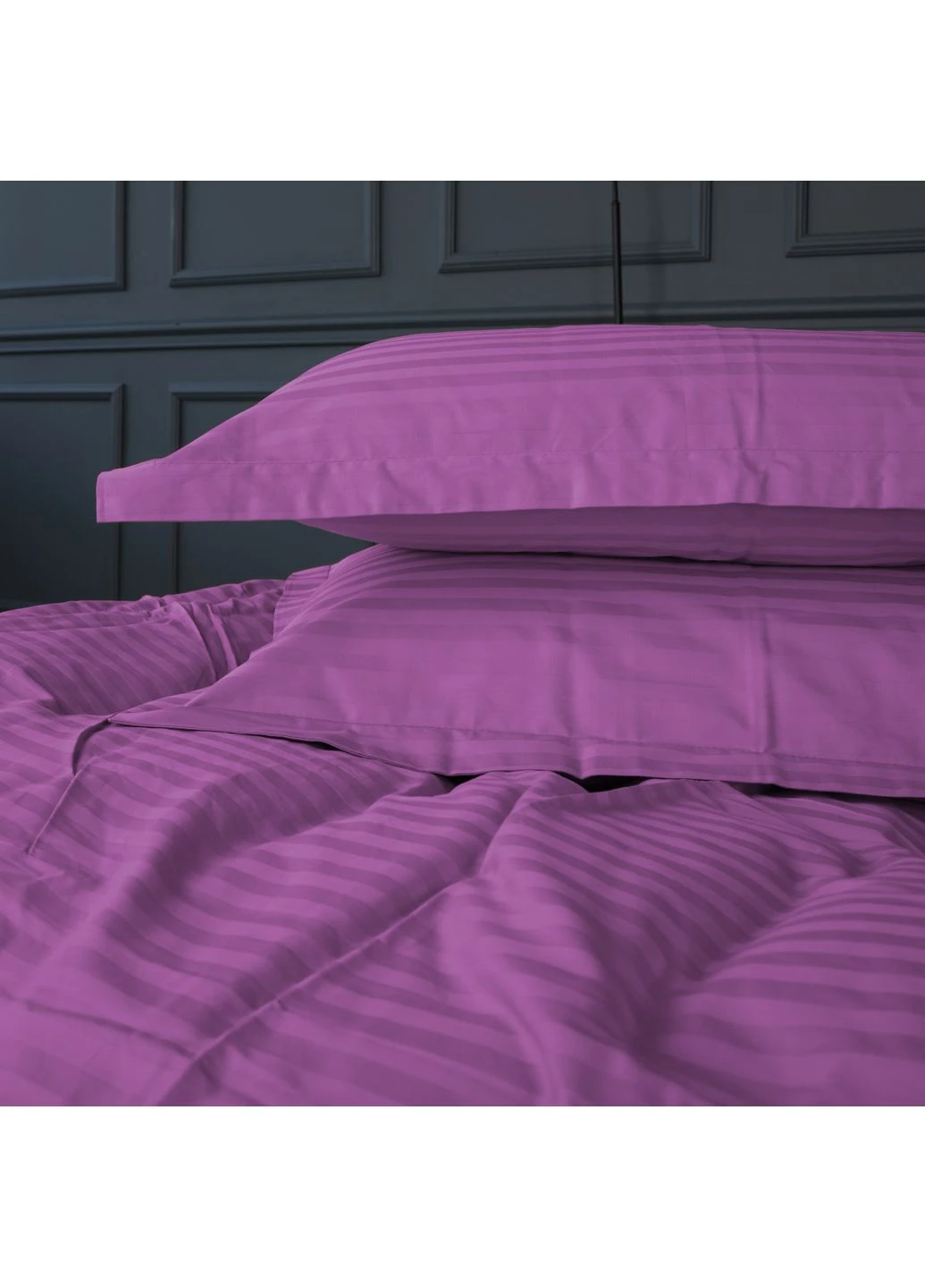 Постільна білизна Satin Stripe 30-0009 Purple Дитячий Mirson (398967336)