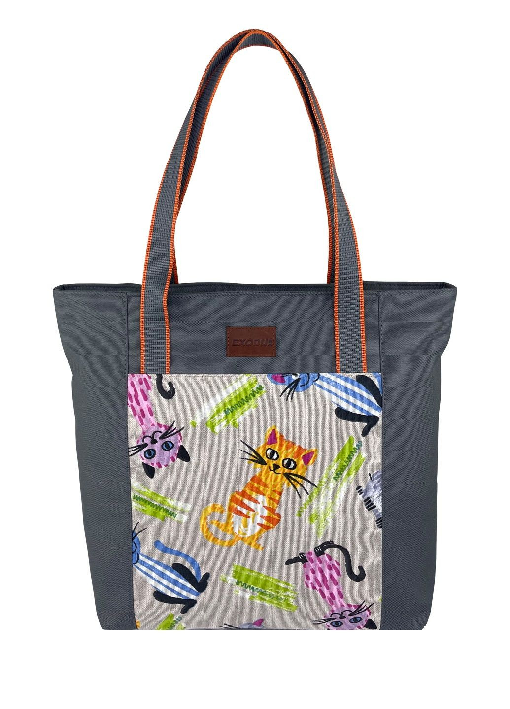 Сумка Женская Gatos Cats Серый S2402EX022 Exodus Міська сумка (328923156)