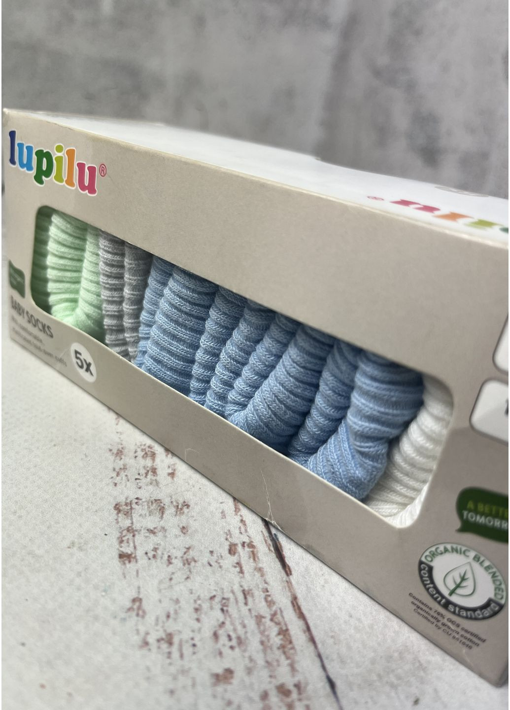 Комбіновані шкарпетки (набір 5 пар) дитячі на хлопчика різнобарвний (53/100) Lupilu однотонні (366265731)