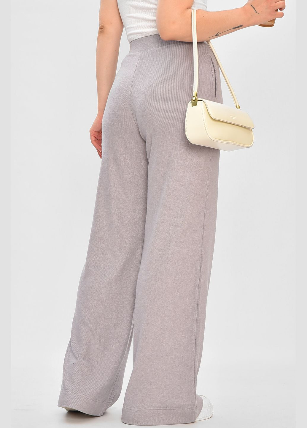 Штани жіночі сірого кольору Let's Shop (346052462)